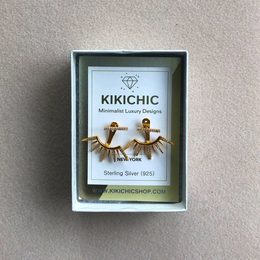 KIKICHIC Starburst Earrings Gold